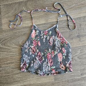 Floral Halter Top - Multicolor